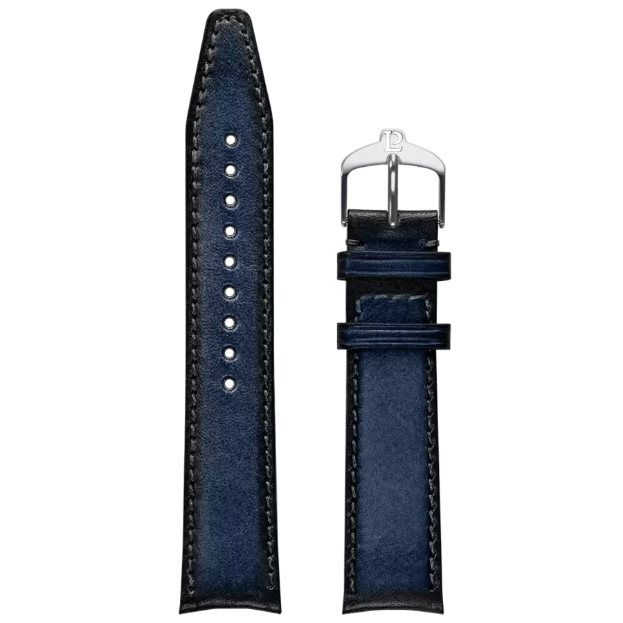 Bracelet de montre Cuir Patiné gris 20MM