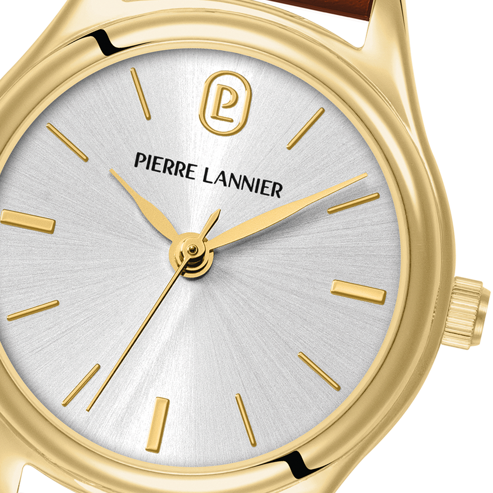 Montre Femme NY Londres Cadran Marron Bracelet Cuir PU - Taille 27 Mm - Quartz - Neuf Avec Boîte