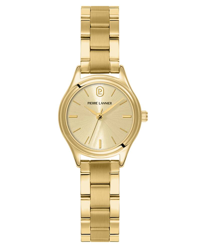 Montre Femme PYA Doré Cadran Doré Bracelet Acier Doré 12 MM