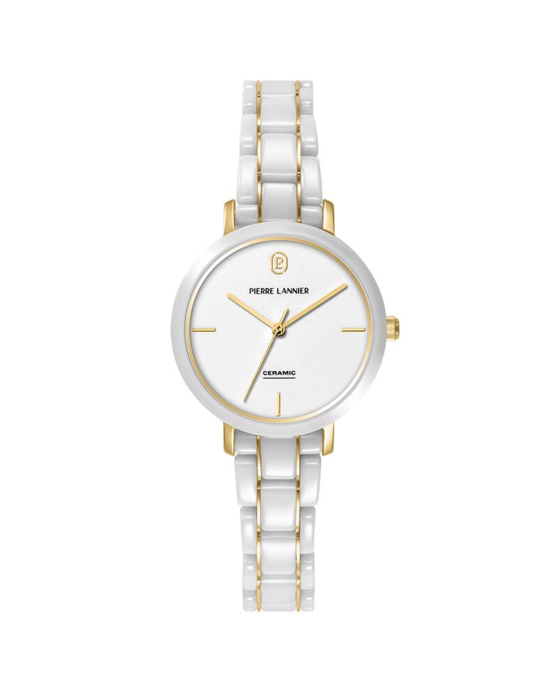 Montre Femme Vintage Années 80 - Style Art Nouveau - Cadran Blanc Quartz - Occasion
