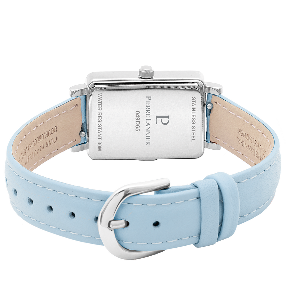 Ladies Watch ARIANE Blue Dial Blue Leather Strap 049D666 | Pierre