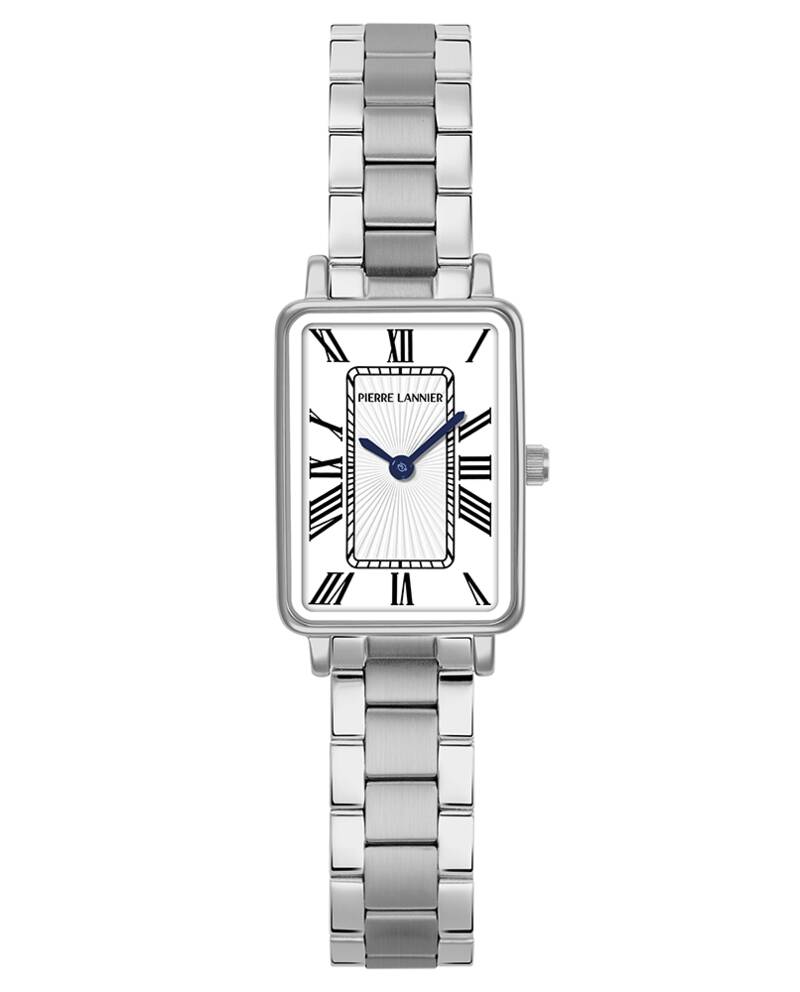 Montre Quartz Femme ARIANE Argenté Cadran Blanc Bracelet Acier Argenté 12 MM