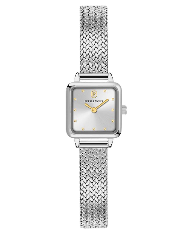 Casio Montre Femme Bracelet acier inoxydable plaqué argent-Cadran noir-LA680WA-1ADF à prix pas cher | Maroc