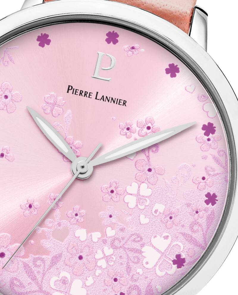 Ladies Watch TALLIA Rose Dial Rose Leather 16 MM Strap 062K655