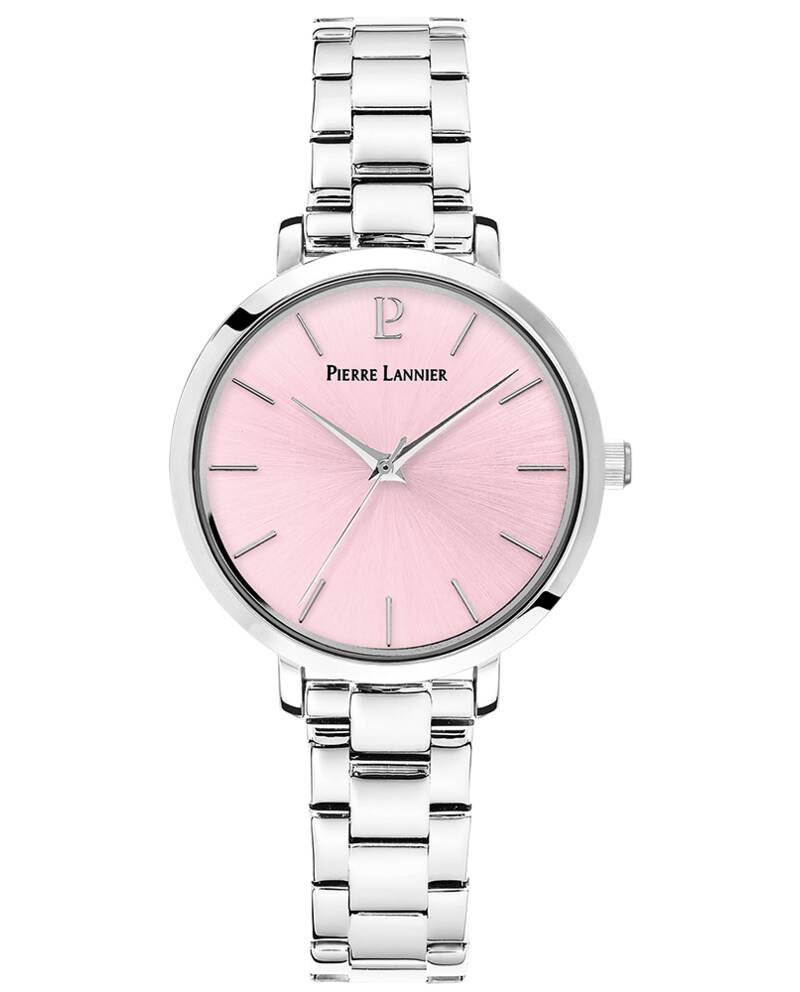 Montre Femme CHOUQUETTE Cadran Rose Bracelet Acier Argenté