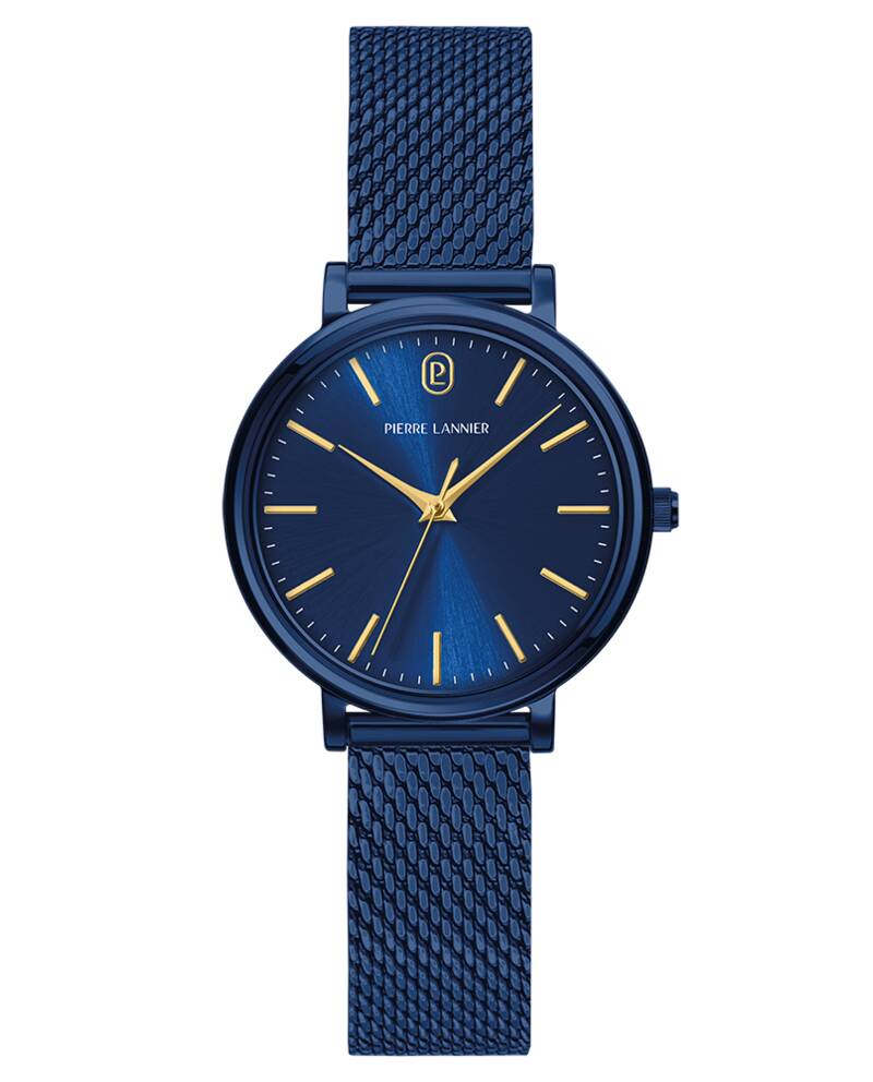 Montre Femme ESSENTIAL Bleu Cadran Bleu Bracelet Acier milanais Bleu 14 MM