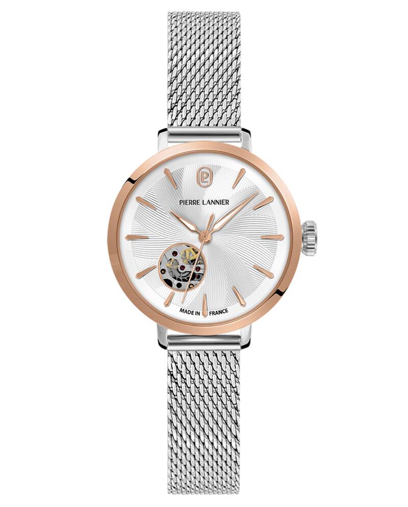 Montre Aut Femme SOLINE Argenté Cadran  Bracelet Acier milanais Argenté 12 MM