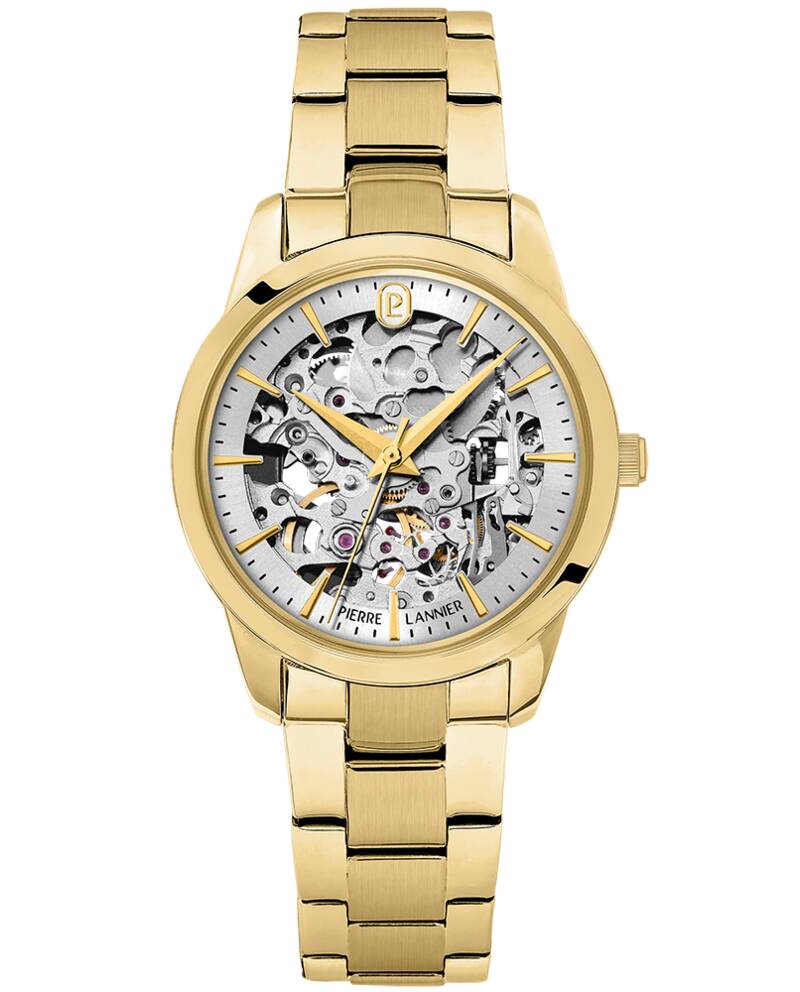 Montre Femme THEA Doré Cadran Argenté Bracelet Acier Doré 18 MM