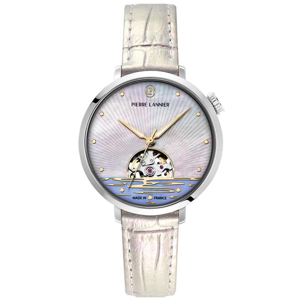 Ladies Watch AUSTRALE White Dial White Leather 14 MM Strap 150H900