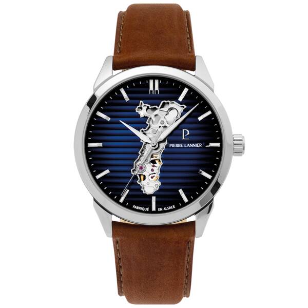 Cadran De Montre Bombé Gris Doré 29,7 Mm Pour CUPILLARD 233 Par METALDECOR