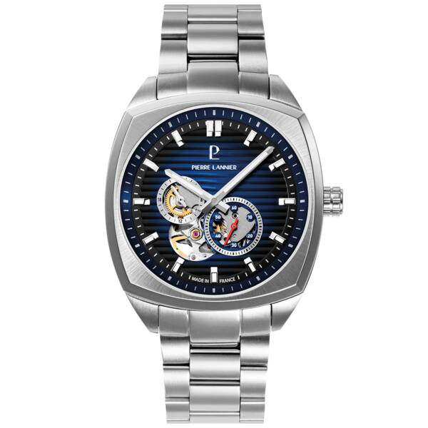 Men Watch ARCADIUS Green Dial Silver Stainless Steel 22 MM Strap