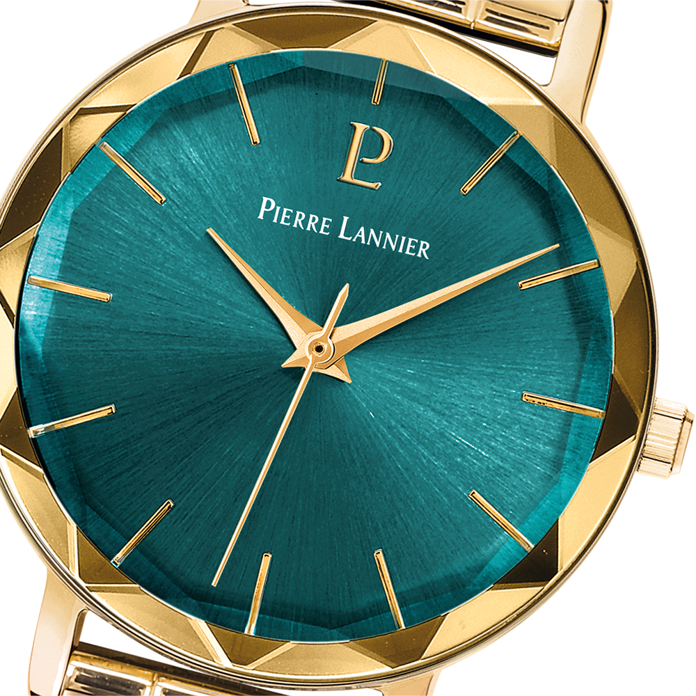 Ladies Set MULTIPLES Green Dial Green Leather Strap 351K562