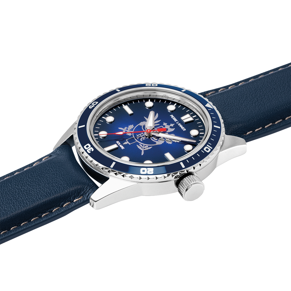 Bracelet Montre En Nylon Bleu 18 Mm - Boucle Argentée - Idéal Pour La Baignade - Neuf Sans étiquette