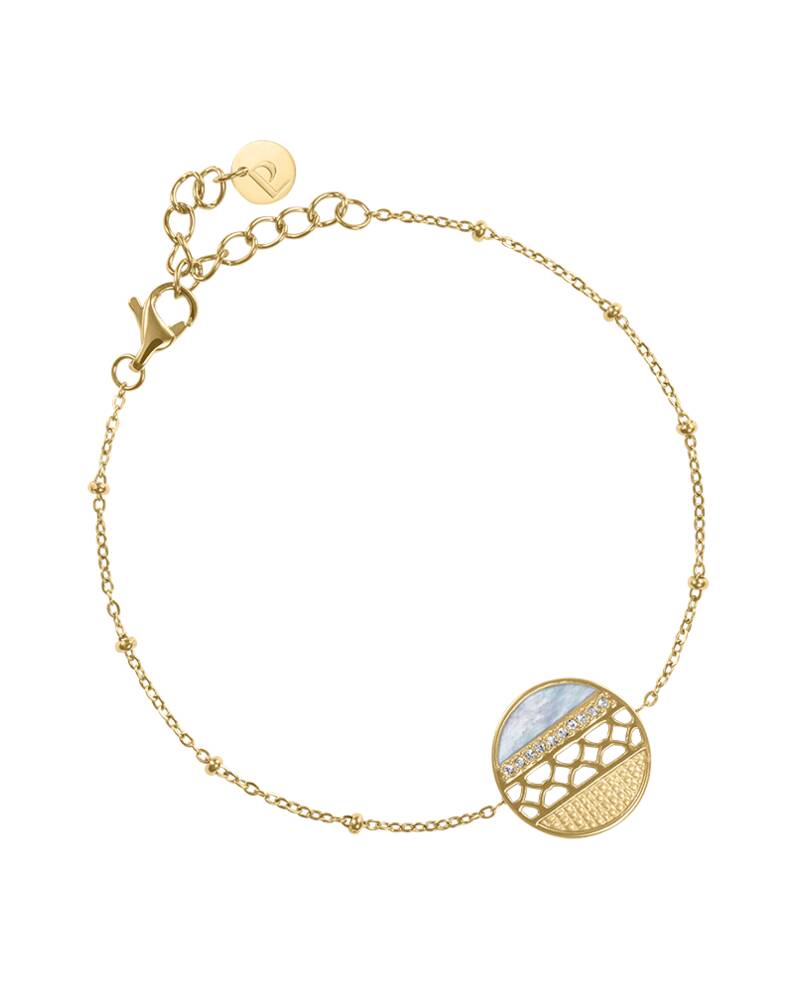 Damen Armband  SOLINE Gold Edelstahl
