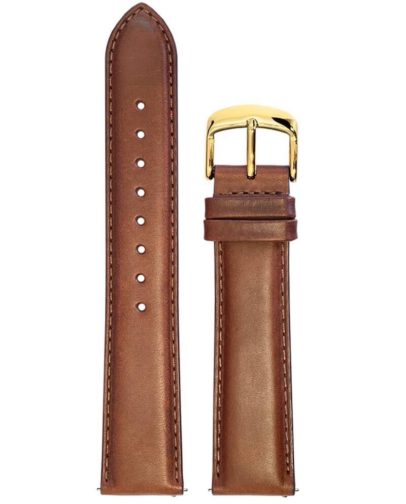 Strap Men Leather Brown 20MM