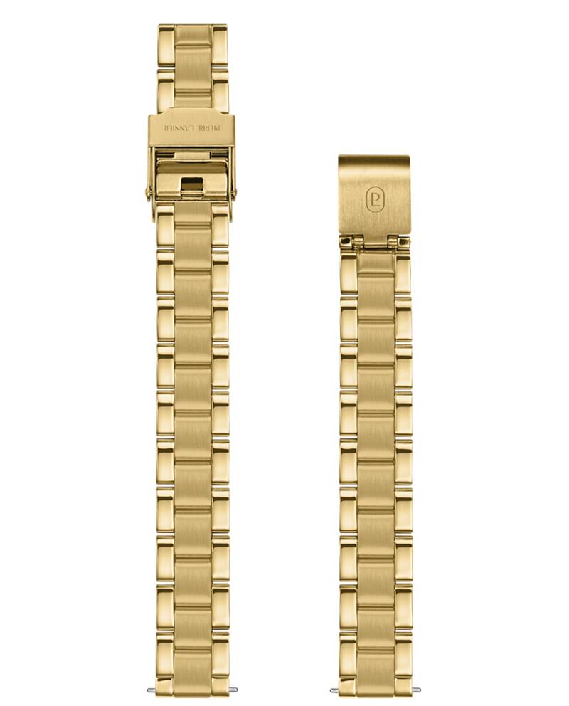 Ladies Stainless Steel 12 MM Gold Strap Gold clasp