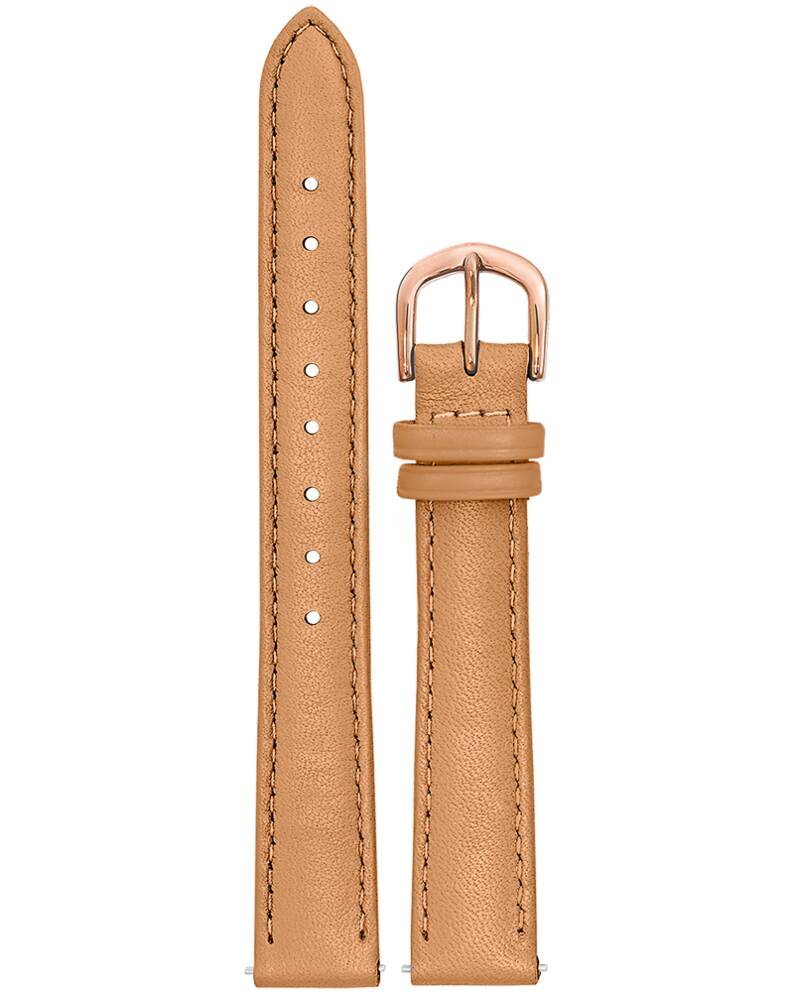 Bracelet Femme Cuir Camel 14 MM