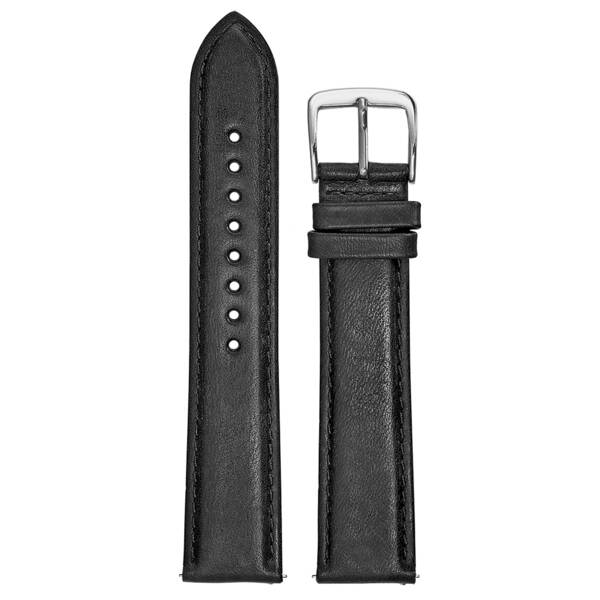 Strap Men Leather Black 20MM