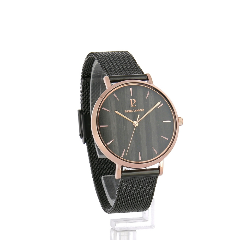 Pierre Lannier Montre Bois Et Pierre Montre Femme NATURE Cadran